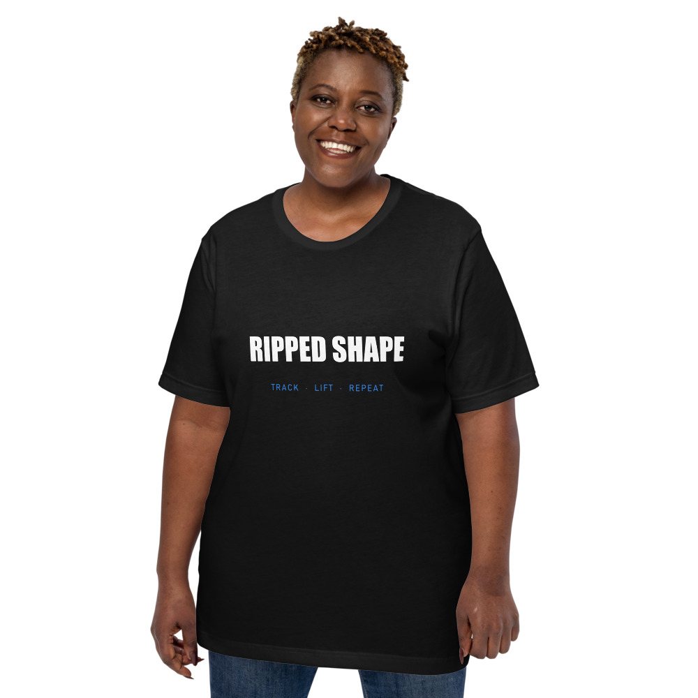 Ripped Shape Wordmark Tee Front