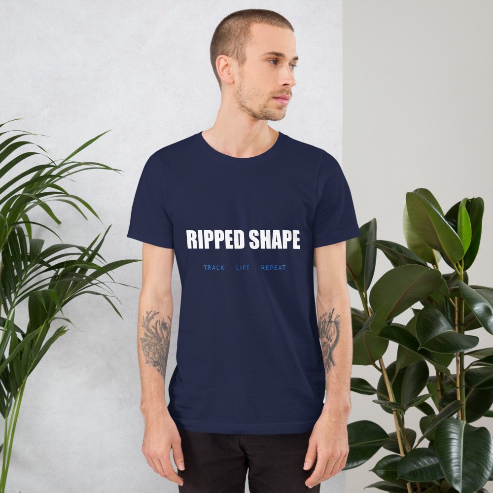 Ripped Shape Wordmark Tee Front