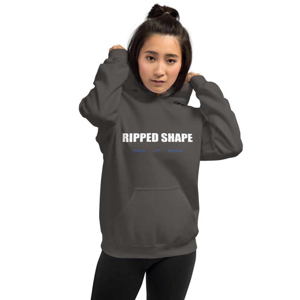 Ripped Shape Wordmark Hoodie Front