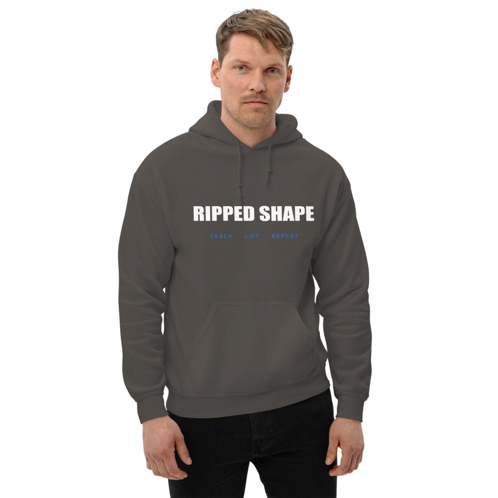 Ripped Shape Wordmark Hoodie Front
