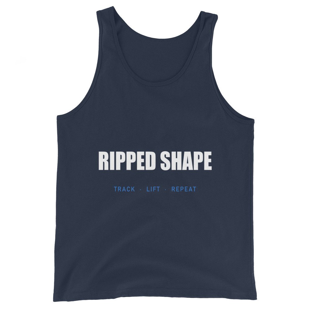 Ripped Shape Wordmark Tank Front