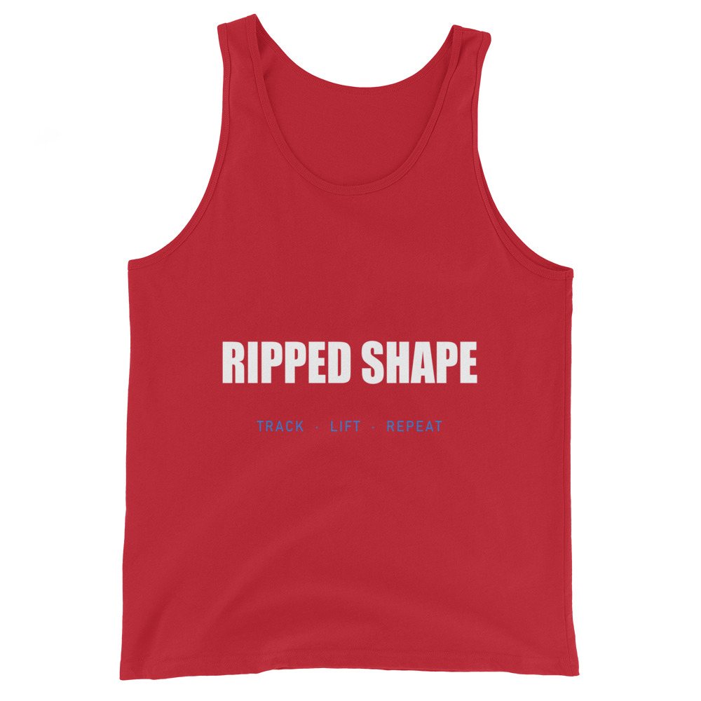 Ripped Shape Wordmark Tank Front