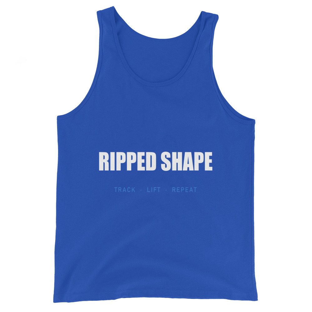 Ripped Shape Wordmark Tank Front