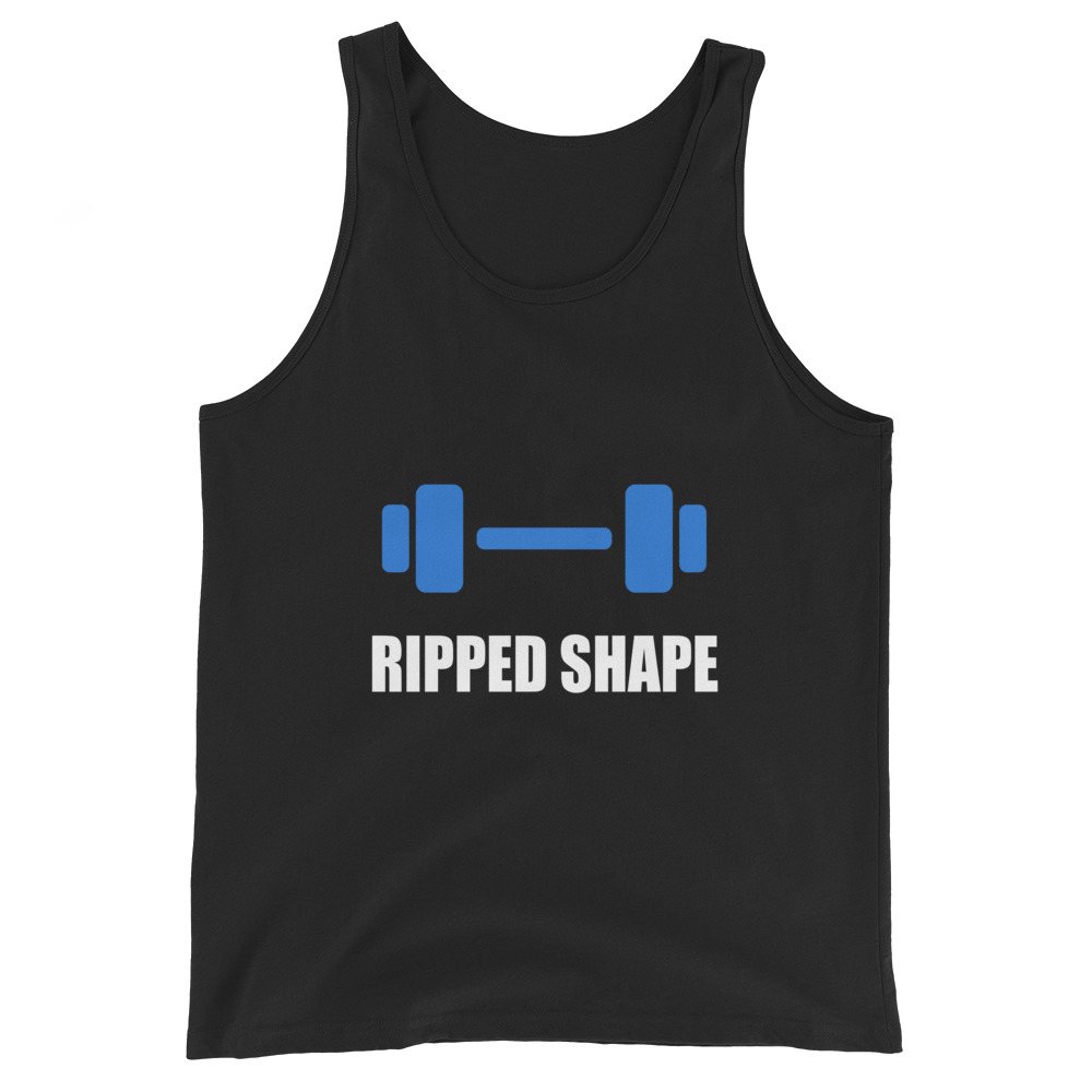 Ripped Shape Dumbbell Tank