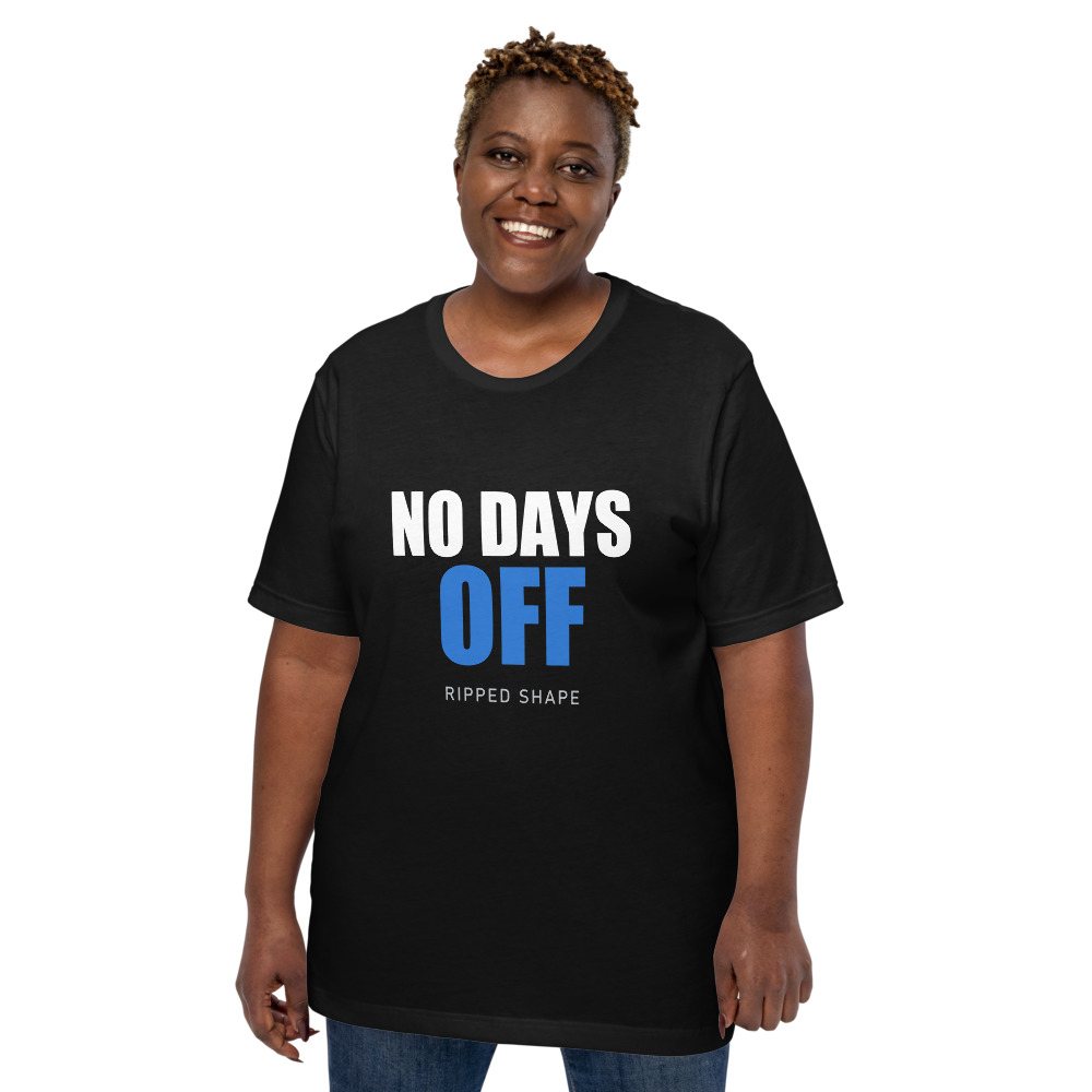 Ripped Shape No Days Off Tee Front