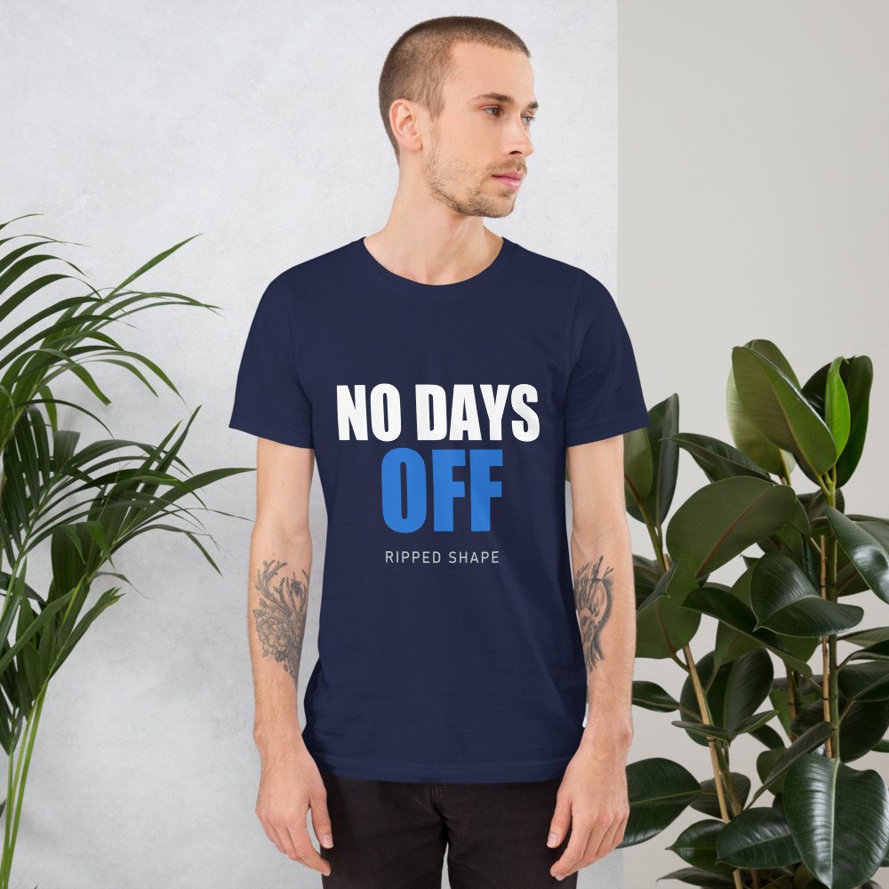 Ripped Shape No Days Off Tee Front