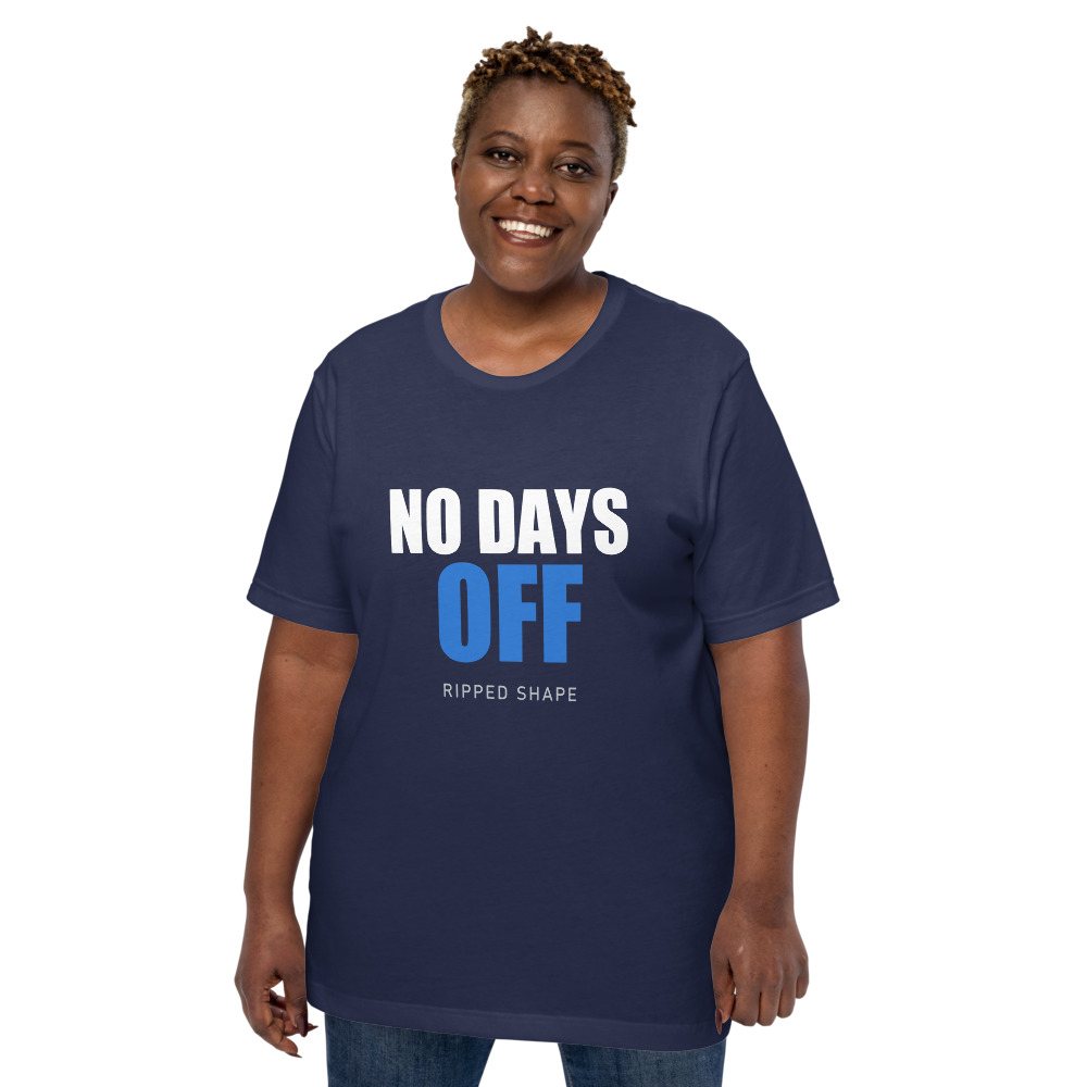 Ripped Shape No Days Off Tee Front