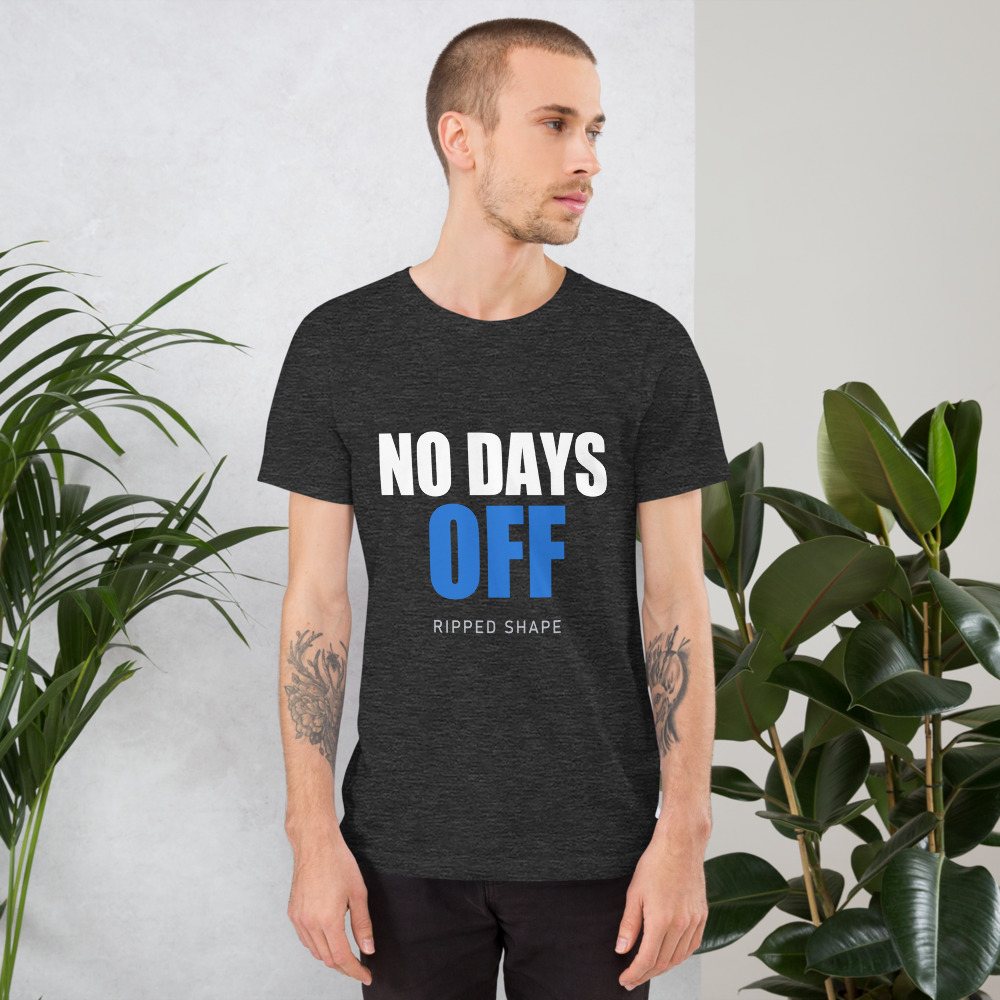 Ripped Shape No Days Off Tee Front