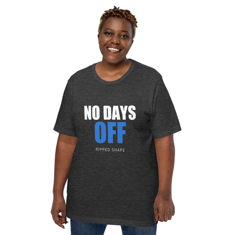 Ripped Shape No Days Off Tee Front