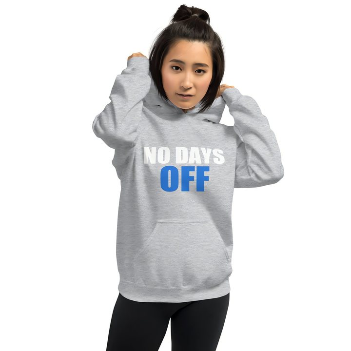 Ripped Shape No Days Off Hoodie
