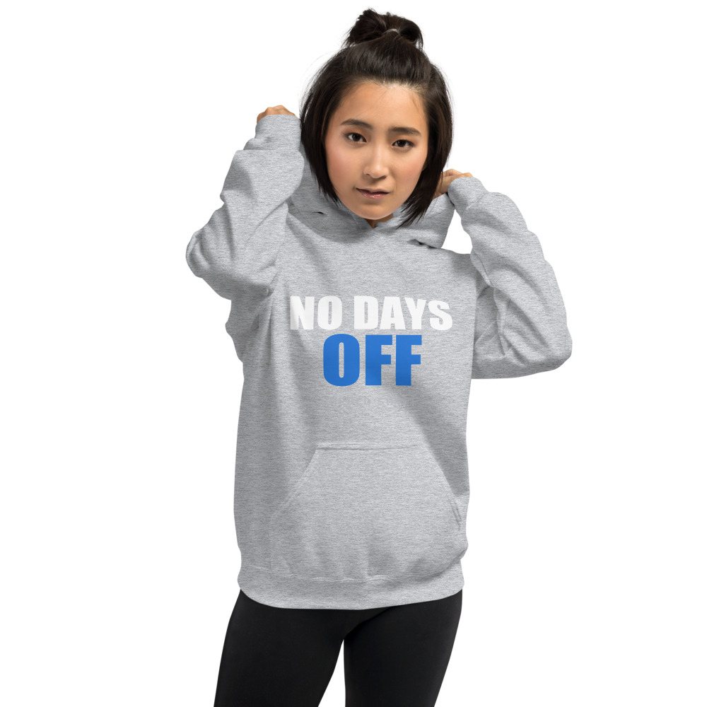 Ripped Shape No Days Off Hoodie