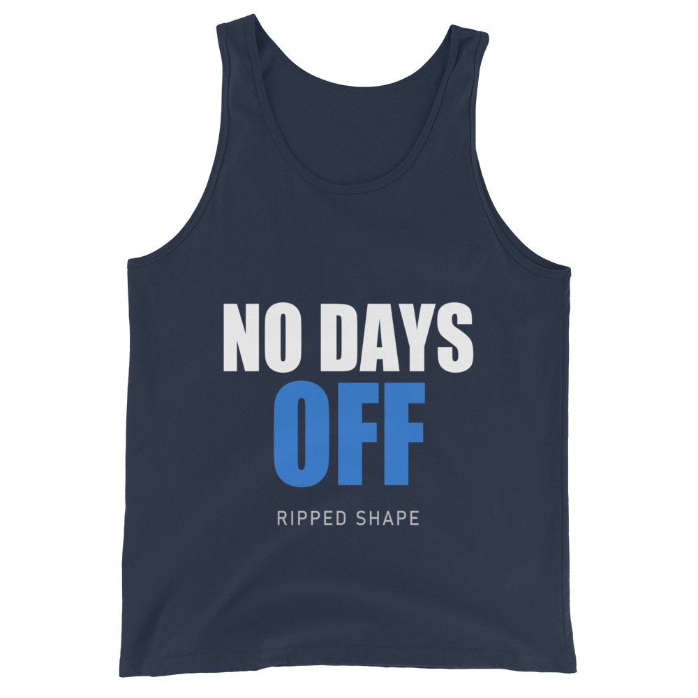Ripped Shape No Days Off Tank Front