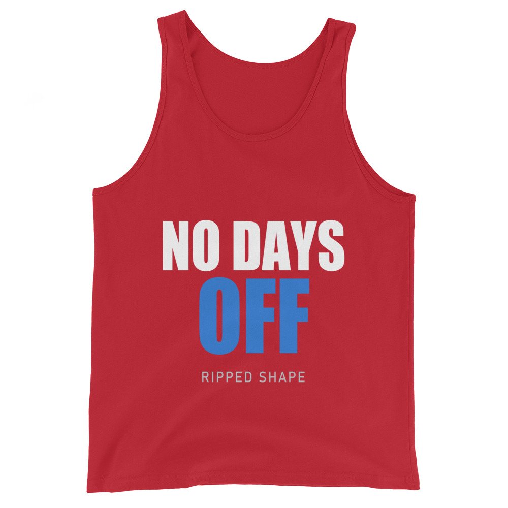 Ripped Shape No Days Off Tank Front