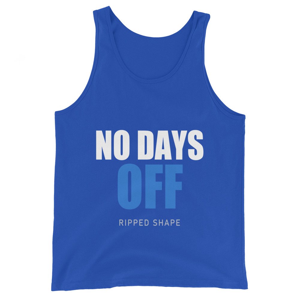 Ripped Shape No Days Off Tank Front