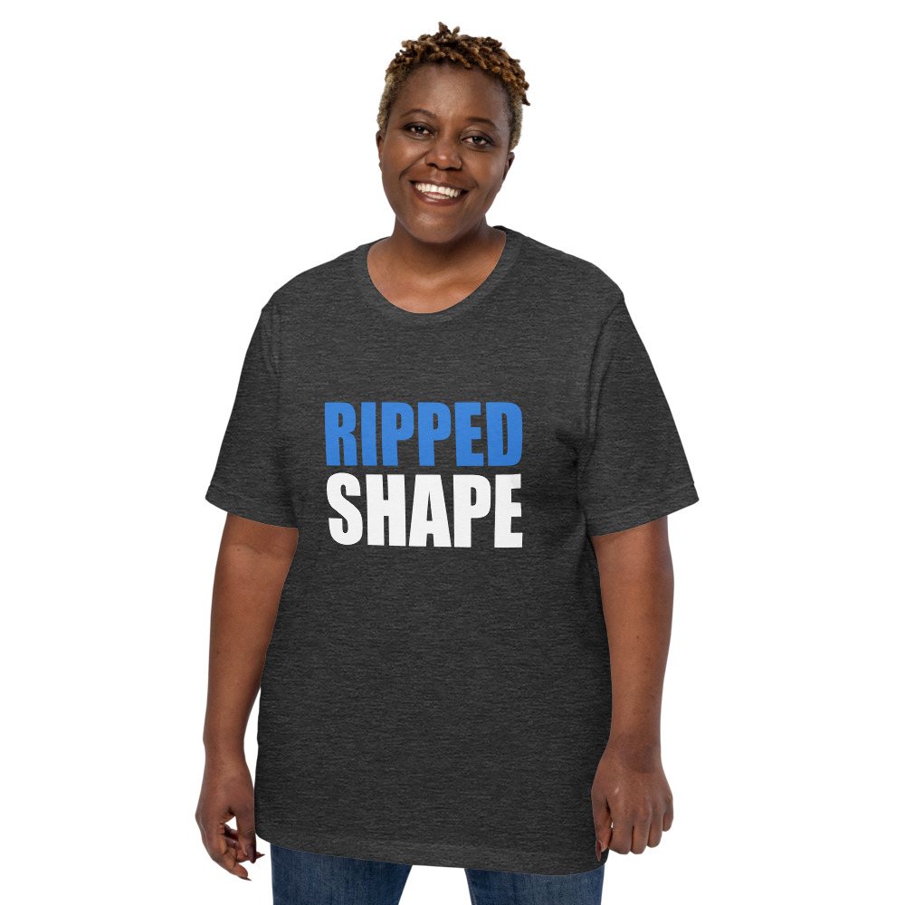 Ripped Shape Stacked Tee Front