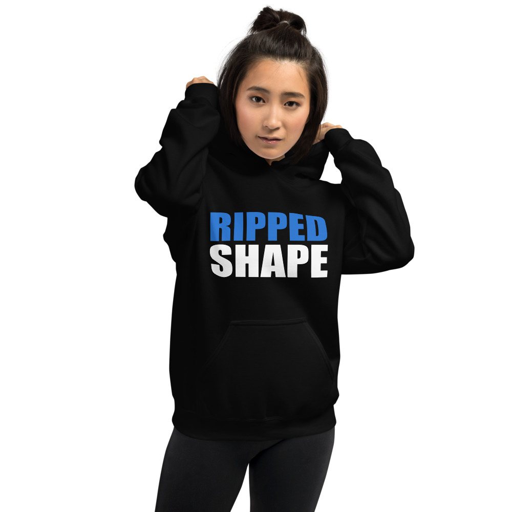 Ripped Shape Stacked Hoodie