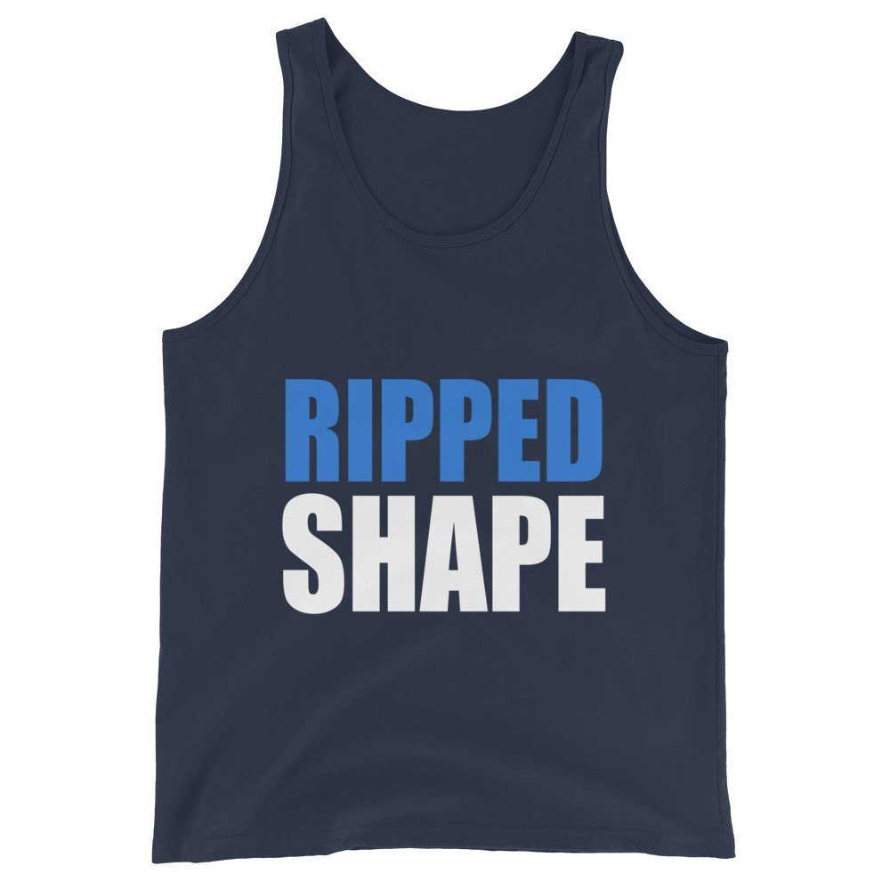 Ripped Shape Stacked Tank Front