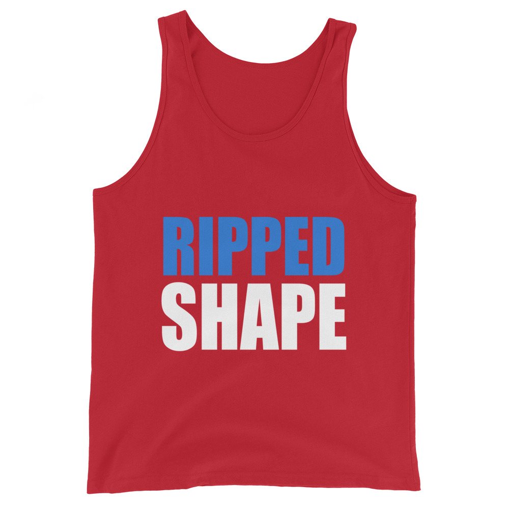 Ripped Shape Stacked Tank Front