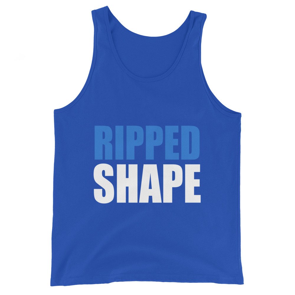Ripped Shape Stacked Tank Front