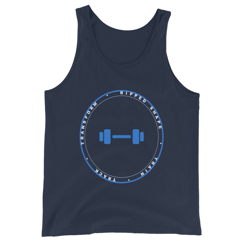 Ripped Shape Badge Tank Front
