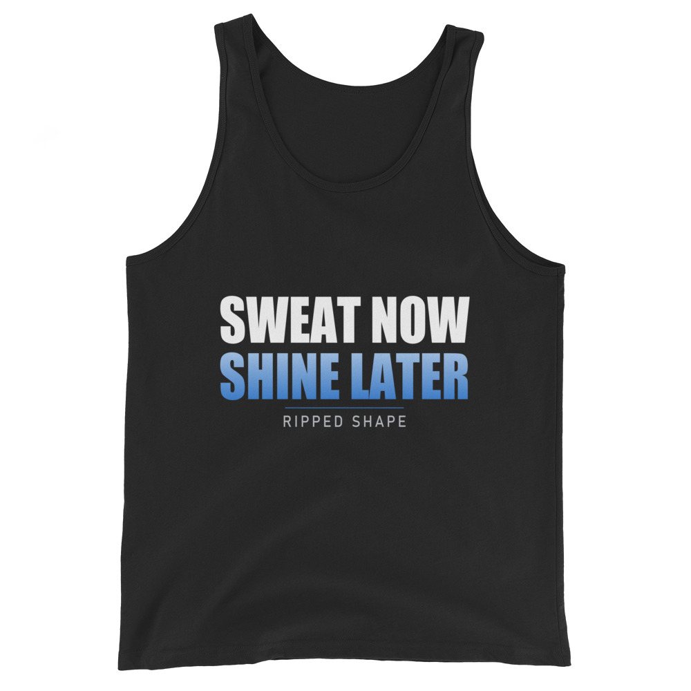 Ripped Shape Sweat Now Shine Later Tank