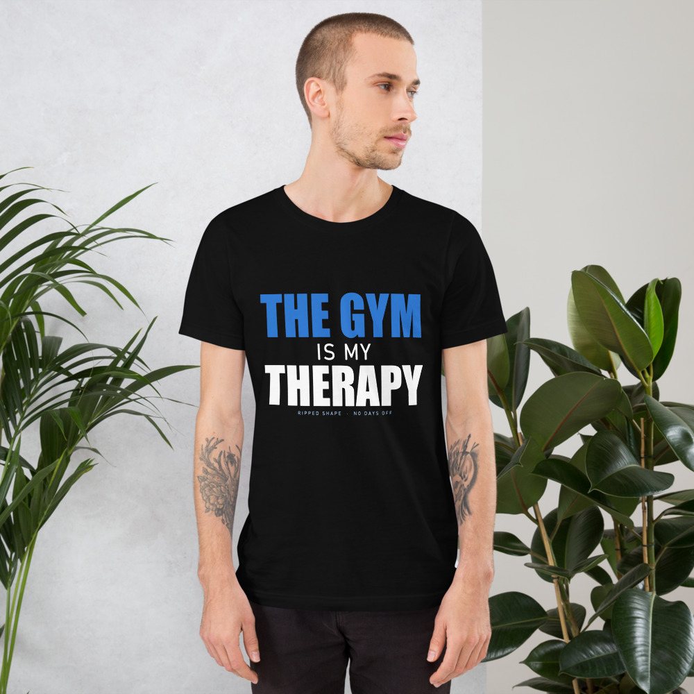 Ripped Shape Gym Therapy Tee