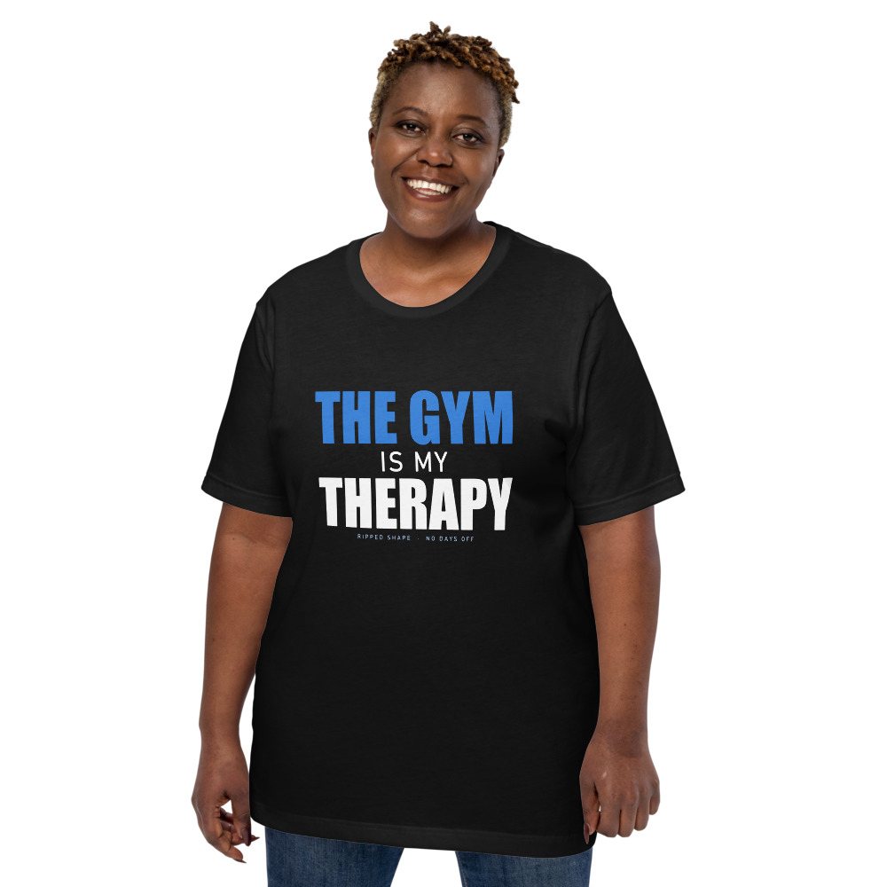 Ripped Shape Gym Therapy Tee Front