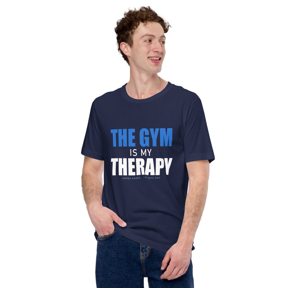 Ripped Shape Gym Therapy Tee Front
