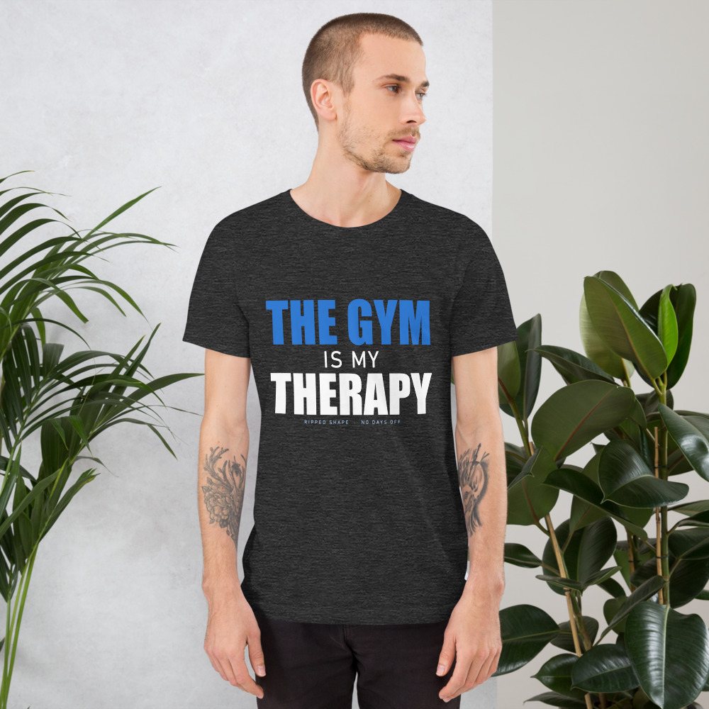 Ripped Shape Gym Therapy Tee Front