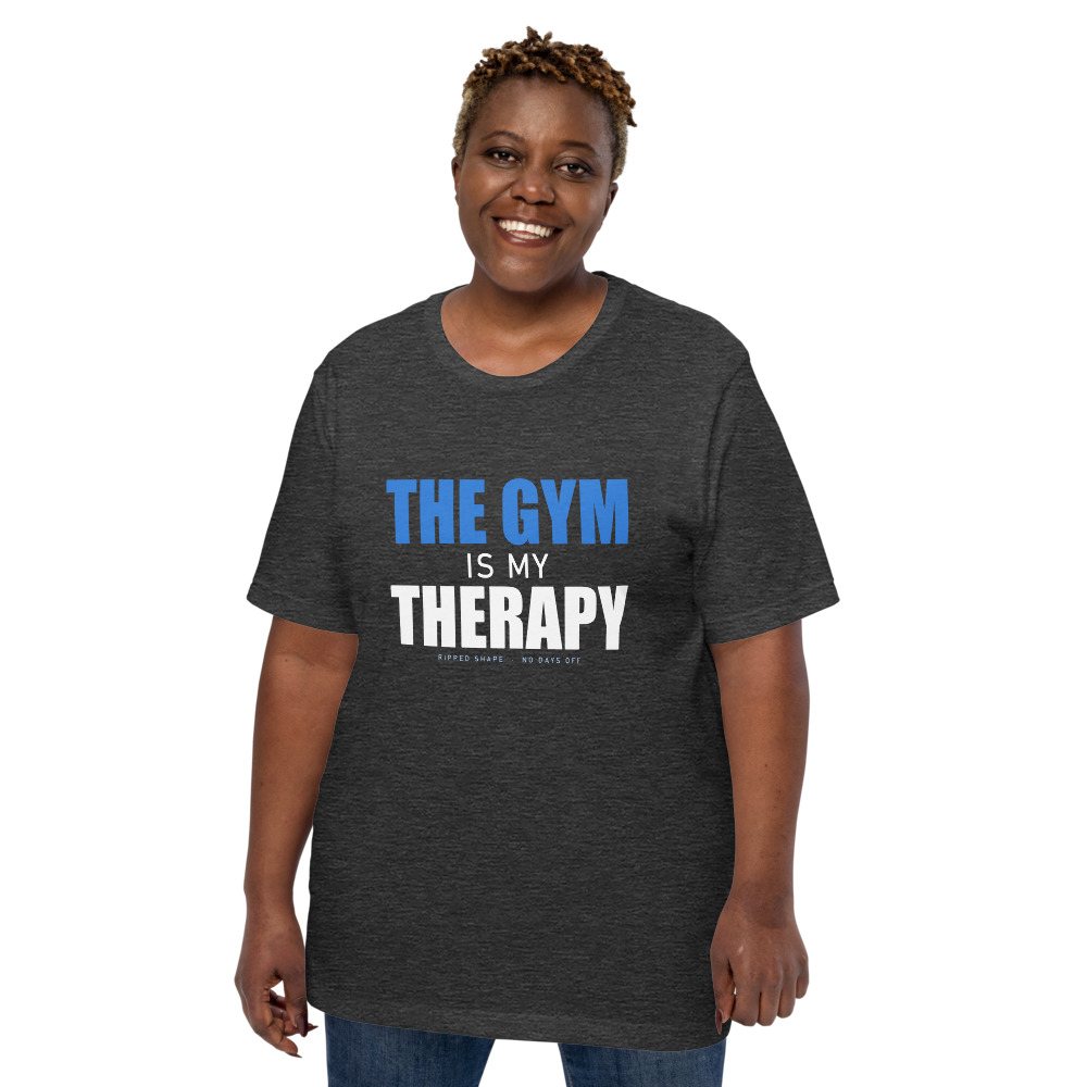 Ripped Shape Gym Therapy Tee Front