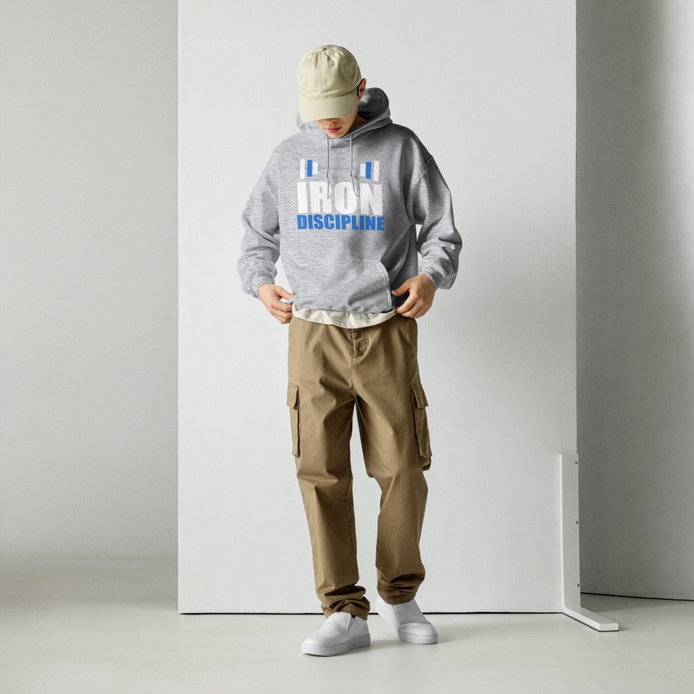 Ripped Shape Iron Discipline Iron Dept. Hoodie Front