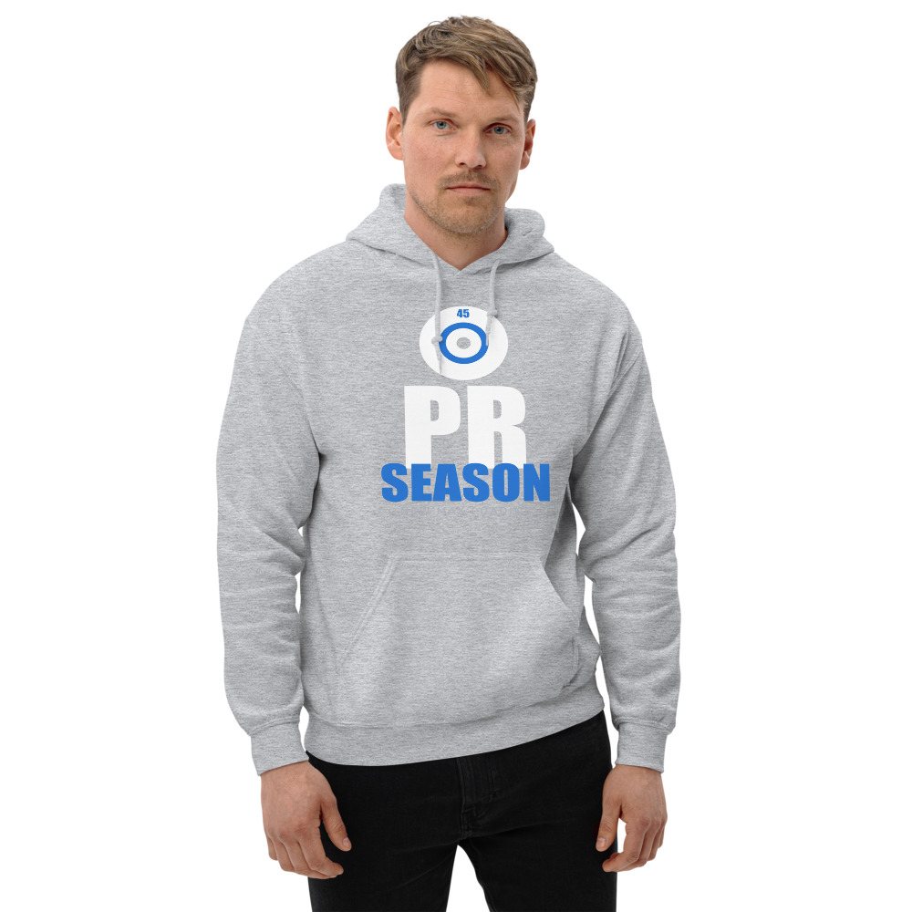 Ripped Shape PR Season Iron Dept. Hoodie Front