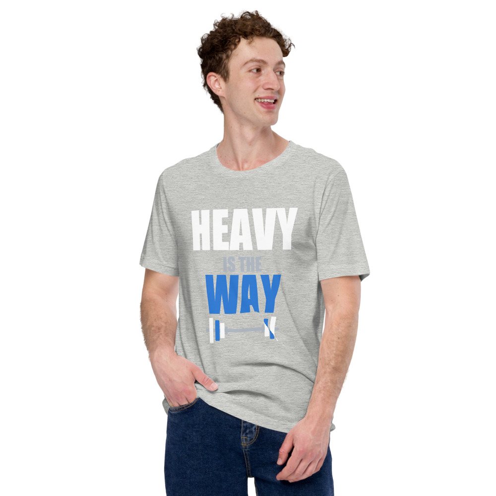 Ripped Shape Heavy Is The Way Iron Dept. Tee Front