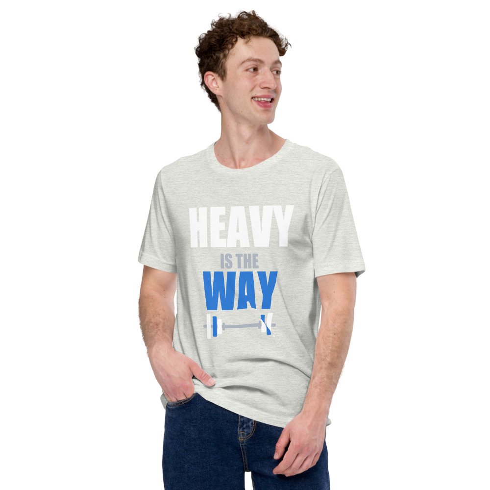 Ripped Shape Heavy Is The Way Iron Dept. Tee Front
