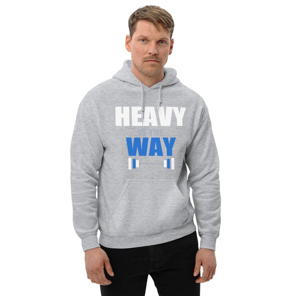 Ripped Shape Heavy Is The Way Iron Dept. Hoodie Front