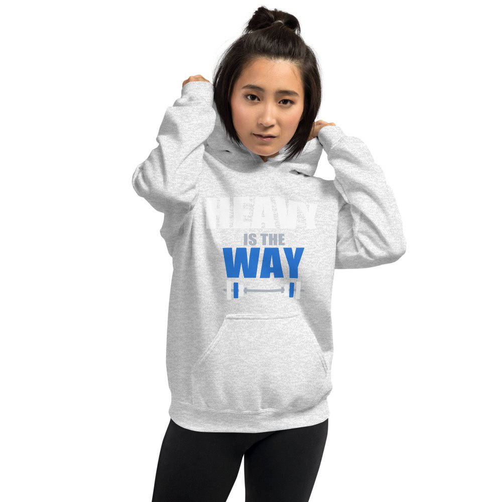 Ripped Shape Heavy Is The Way Iron Dept. Hoodie Front