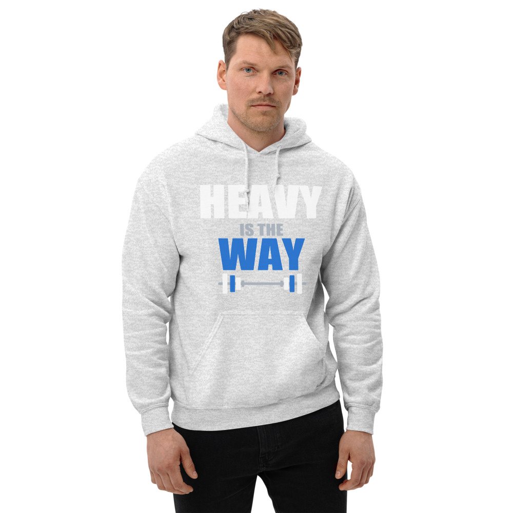 Ripped Shape Heavy Is The Way Iron Dept. Hoodie Front