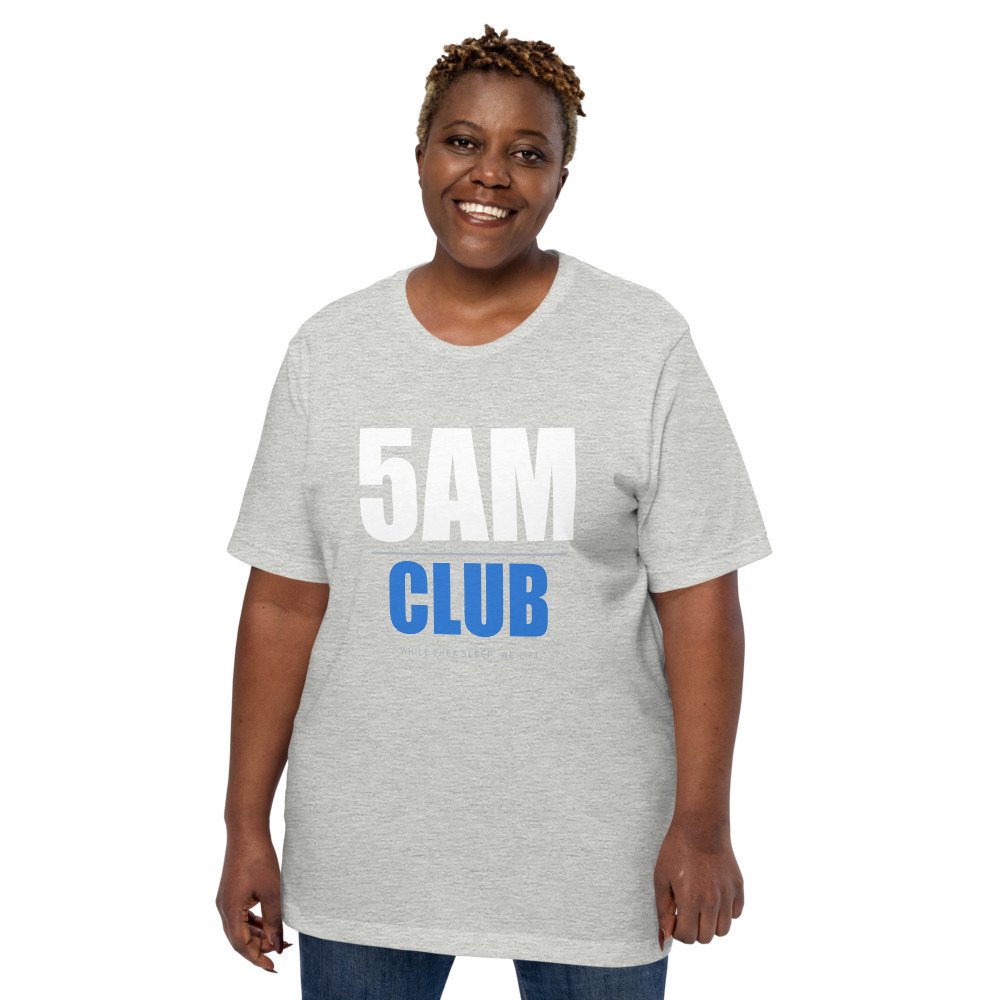 Ripped Shape 5AM Club Iron Dept. Tee Front