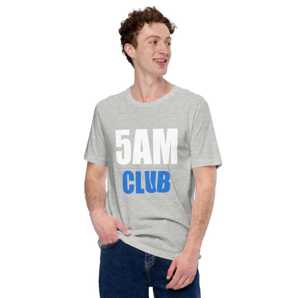 Ripped Shape 5AM Club Iron Dept. Tee Front