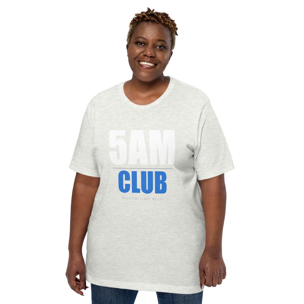 Ripped Shape 5AM Club Iron Dept. Tee Front