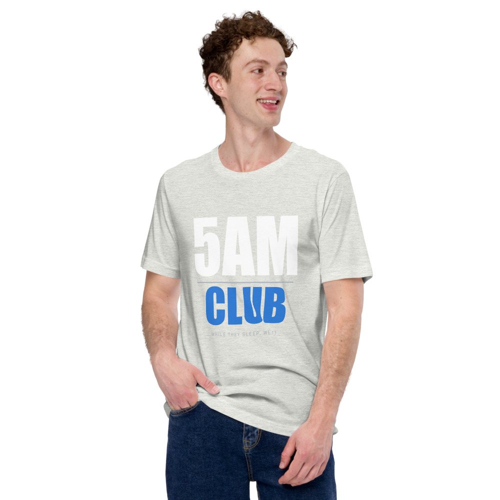 Ripped Shape 5AM Club Iron Dept. Tee Front