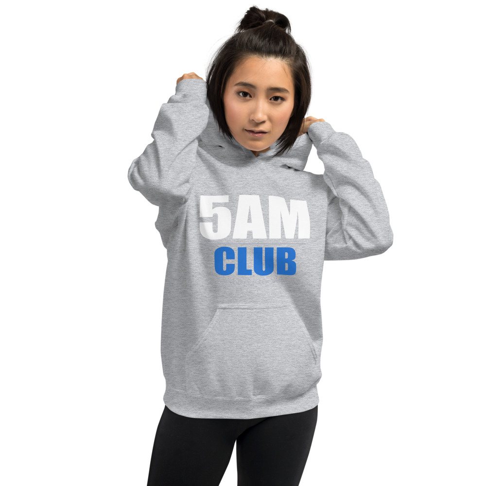Ripped Shape 5AM Club Iron Dept. Hoodie