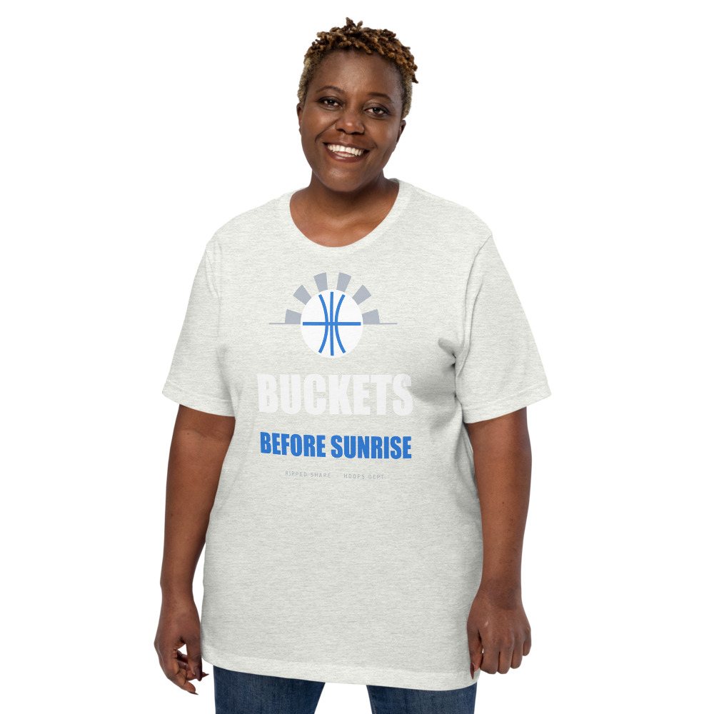 Ripped Shape Buckets Before Sunrise Sport Tee Front