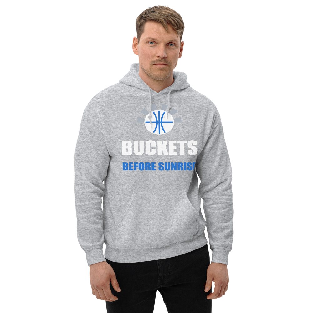 Ripped Shape Buckets Before Sunrise Sport Hoodie Front