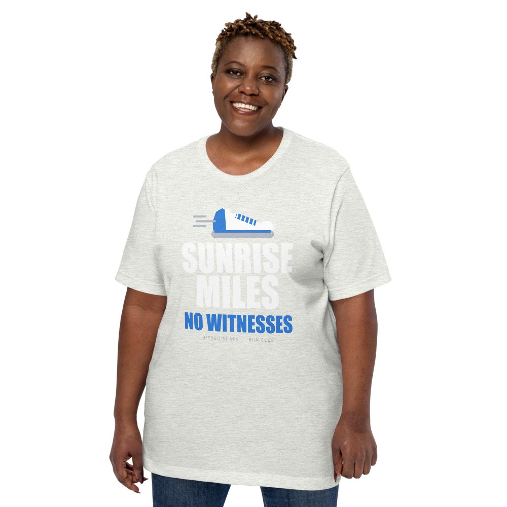 Ripped Shape Sunrise Miles, No Witnesses Sport Tee Front