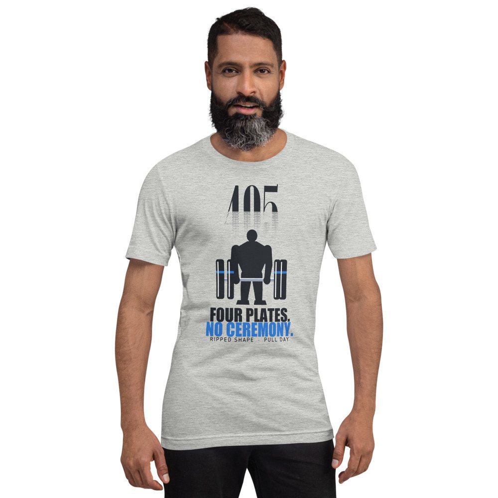 Ripped Shape 405 No Ceremony Strength Division Tee Front