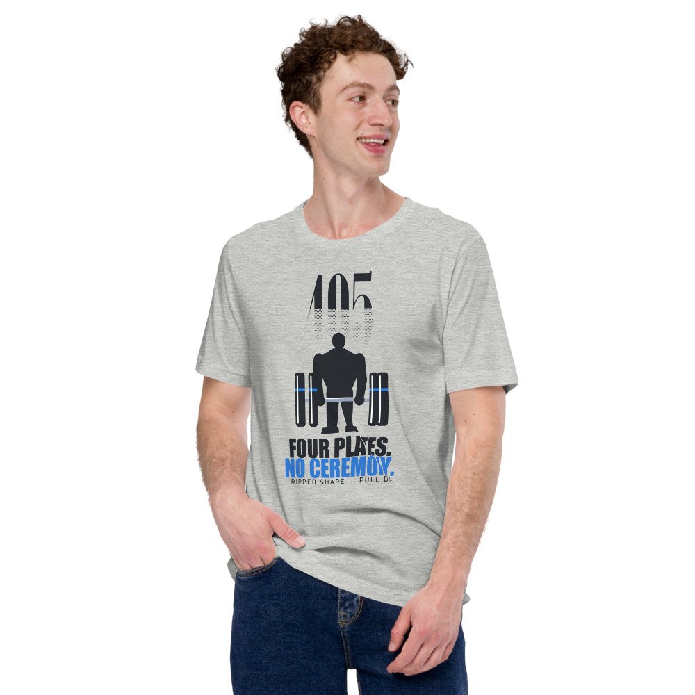 Ripped Shape 405 No Ceremony Strength Division Tee Front