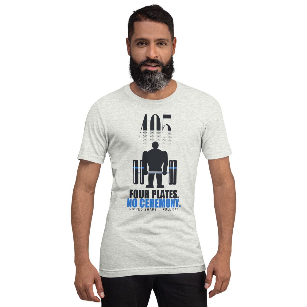 Ripped Shape 405 No Ceremony Strength Division Tee Front