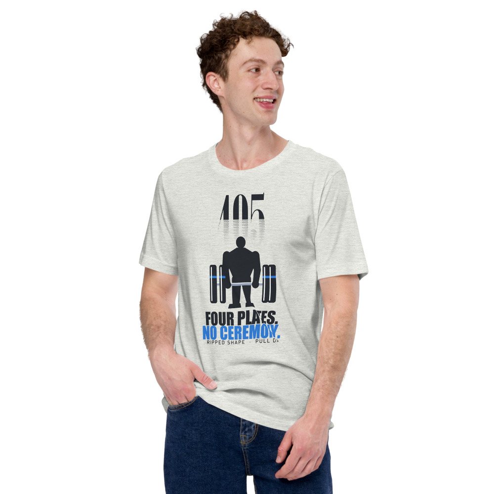 Ripped Shape 405 No Ceremony Strength Division Tee Front