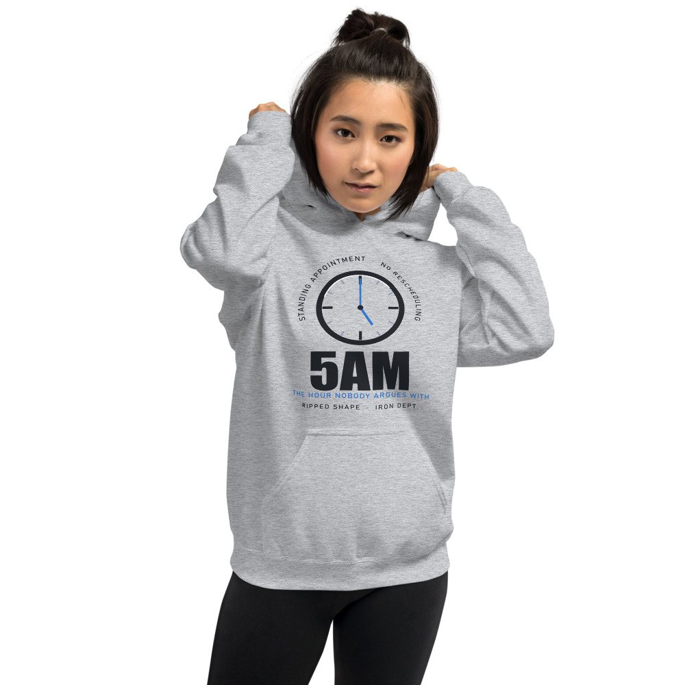 Ripped Shape 5AM Standing Appointment Strength Division Hoodie